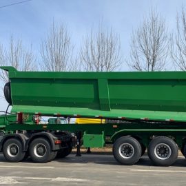 3 Axles U-Shaped Dump Trailer