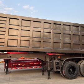 2 Axles 20CBM Rear Dump Semi Trailer