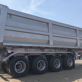 4-Axles 45 Cubic Meters Rear Dump Trailer