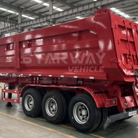 Tri-axle 60T Rear Tipper Trailers for Sale